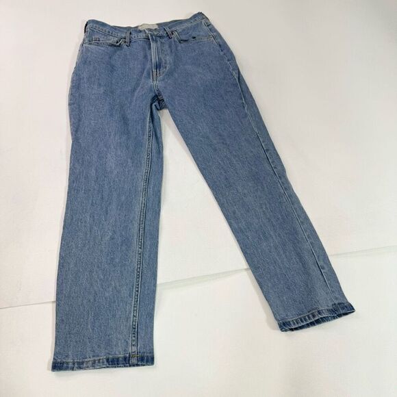 Everlane Jeans Womens 27 Mid-Wash High-Rise Organic Cotton Cheeky Crop Denim - Picture 1 of 9